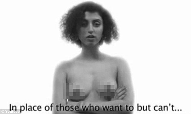 Exiled Iranian women pose nude for video in protest against sexual oppression